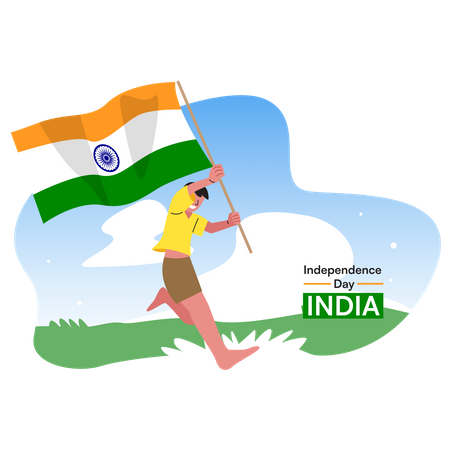 Indian Independence Illustration
