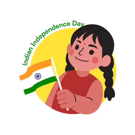 Indian Independence Celebration Illustration