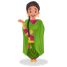 indian woman illustrations free