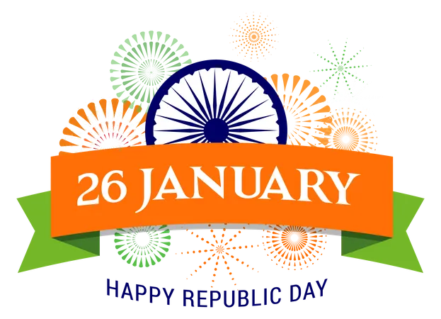 Indian Republic Day Concept Design Banner Poster Template And Logo Illustration
