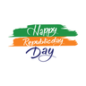 indian republic day illustration free download
