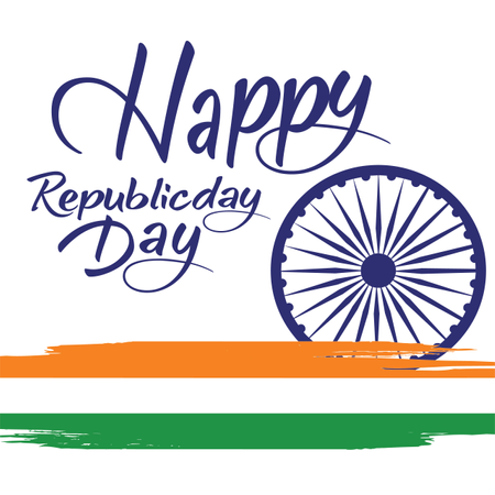 Indian Republic Day Concept  Illustration