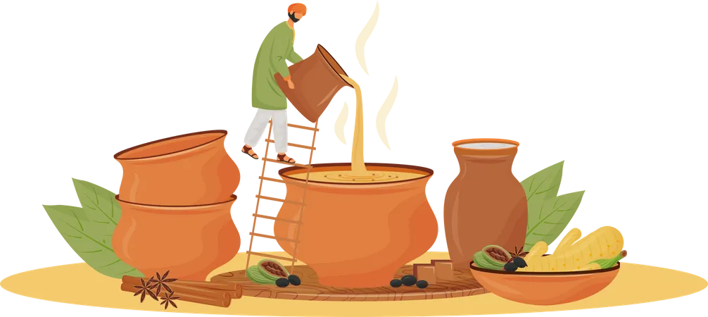 8 Chai Wala Illustrations - Free in SVG, PNG, EPS - IconScout