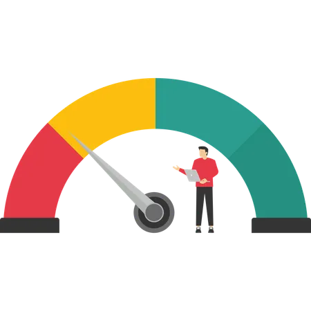 Indicatore di trading di valuta criptata  Illustration