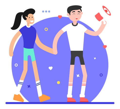 Indique um Amigo  Illustration