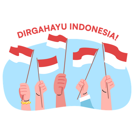 Indonesia Independence Day  Illustration