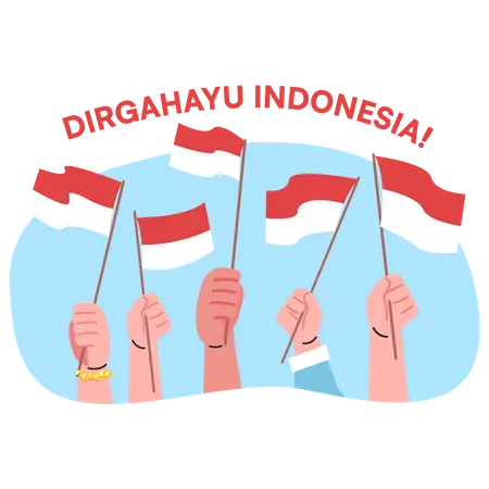 Indonesia Independence Day  Illustration