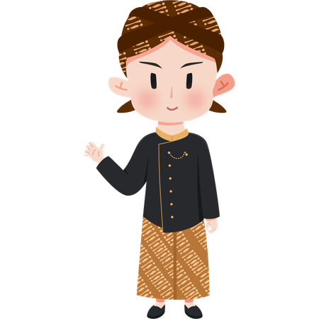 Indonesia Kebaya  Illustration