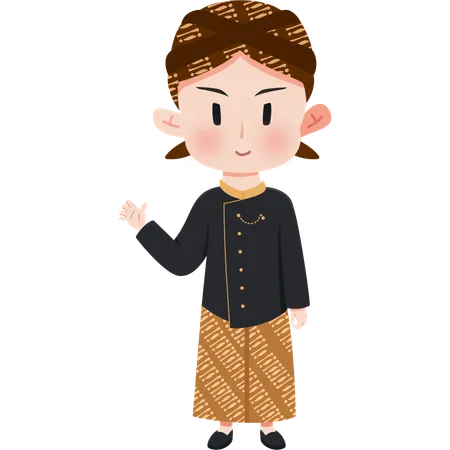 Indonesia Kebaya  Illustration