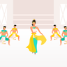 indonesian dance illustration free download