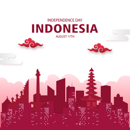 Indonesian Independence Day  일러스트레이션