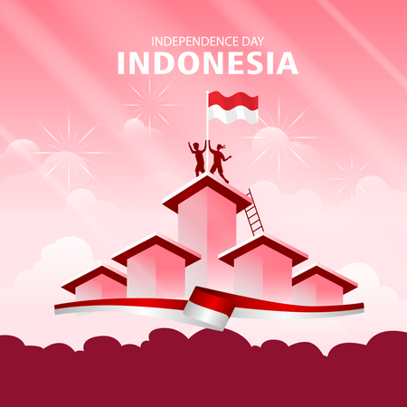 Indonesian Independence Day  Illustration