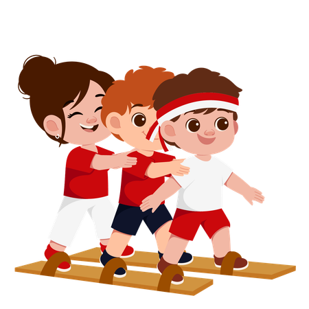 Indonesian Independence Games  Illustration