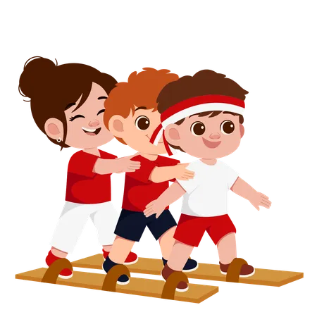 Indonesian Independence Games  Illustration