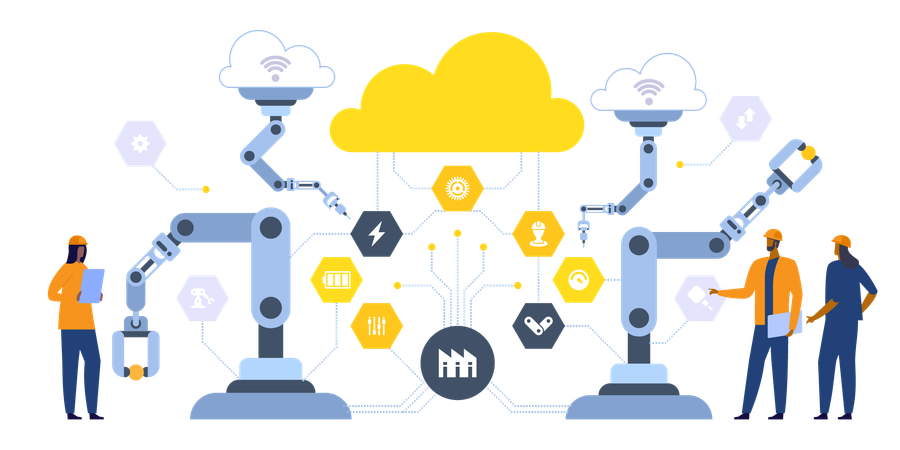 Indústria Inteligente  Illustration