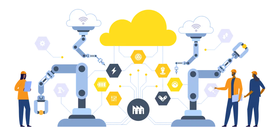 Indústria Inteligente  Illustration
