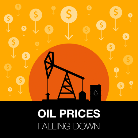 Industria petrolera Mercado financiero  Ilustración