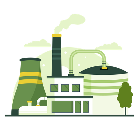 Industria verde  Ilustración