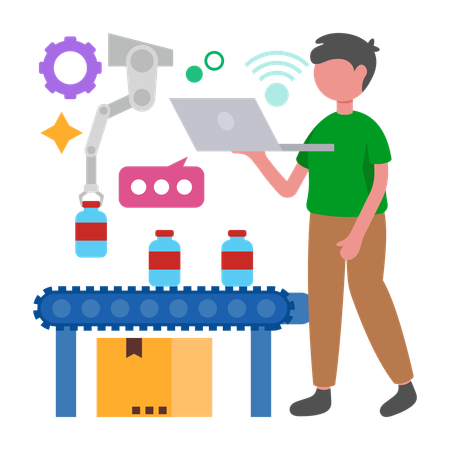 Industrial Automation  Illustration