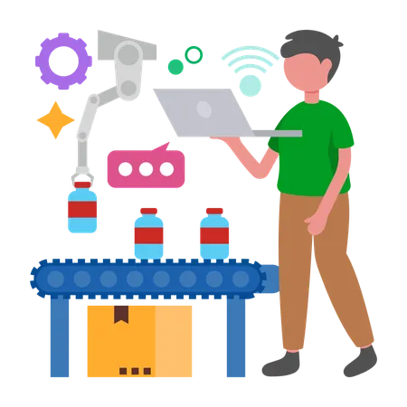 Industrial Automation  Illustration
