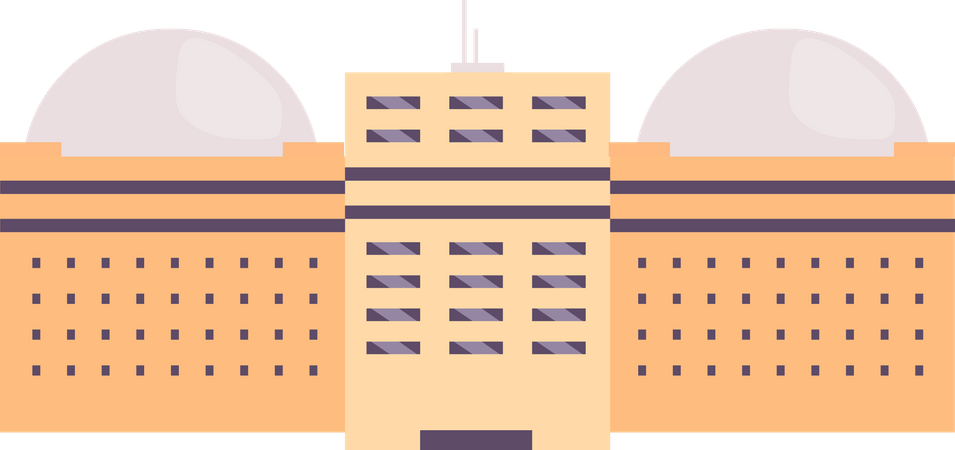 Industrial building  Illustration