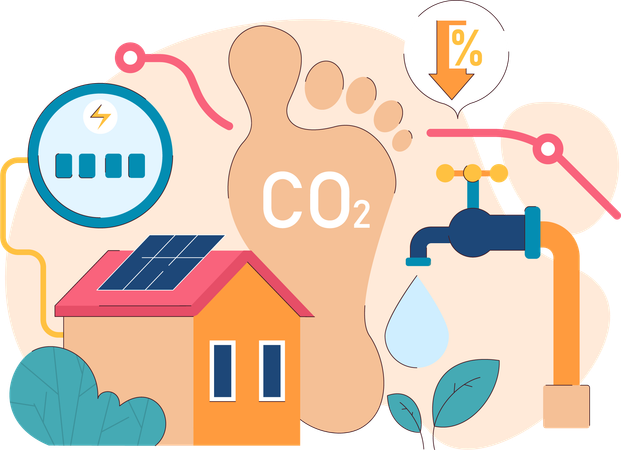 Industrial pollution  Illustration