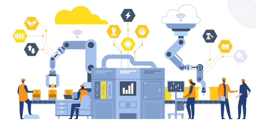 Industrial revolution  Illustration