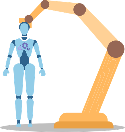 Industrial robot  Illustration