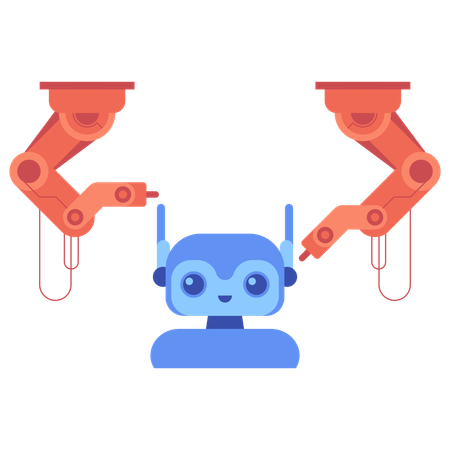 Industrial robot  Illustration