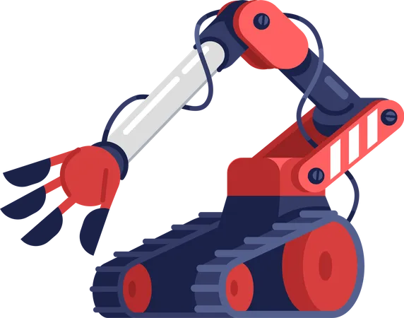 Industrial Robot  Illustration