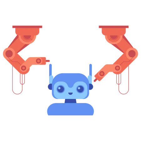 Industrial robot  Illustration