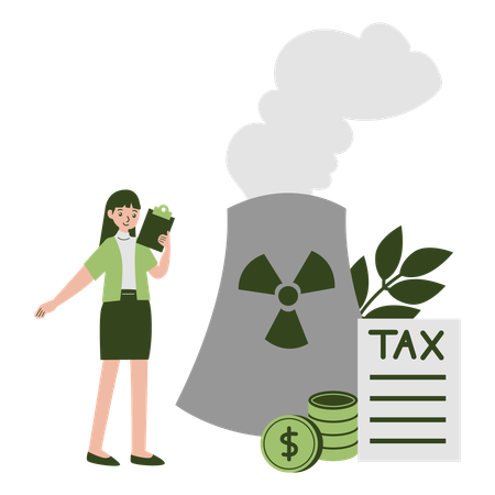 Industrial Tax Sustainability  Illustration