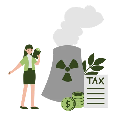 Industrial Tax Sustainability  Illustration