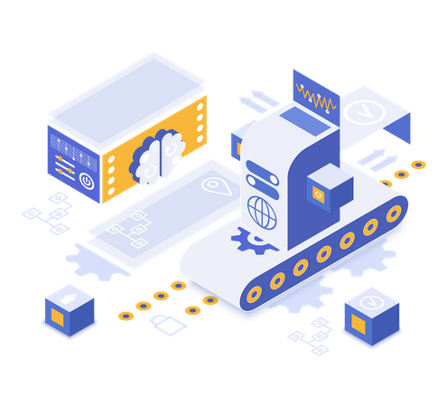 Industrie intelligente  Illustration