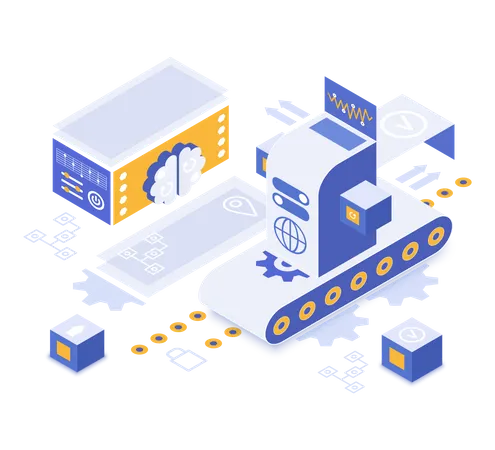 Industrie intelligente  Illustration