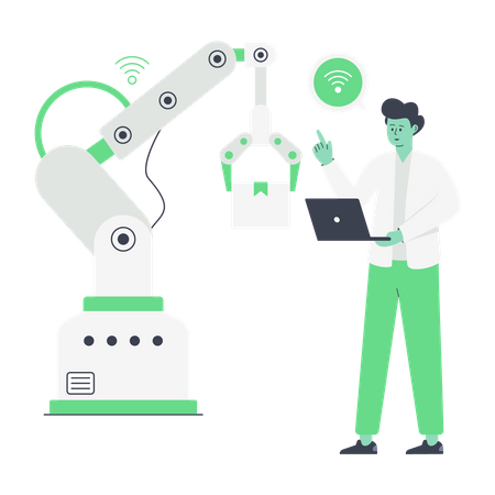 Industry Automation Illustration