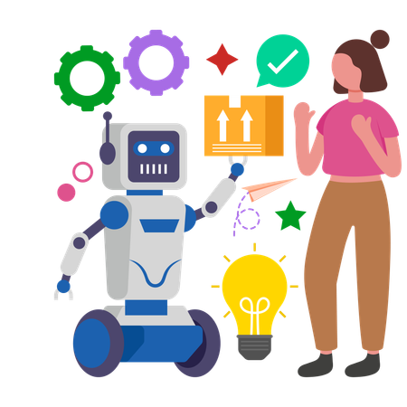 Industry Robotisation  Illustration