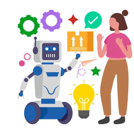 Industry Robotisation  Illustration