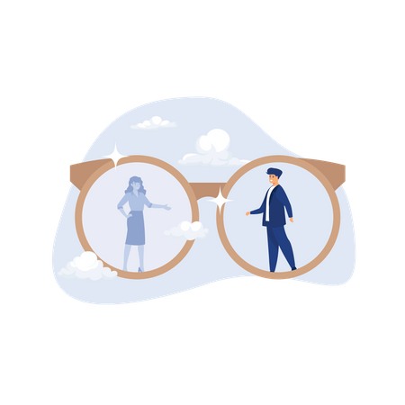 Inequality in workplace  Illustration