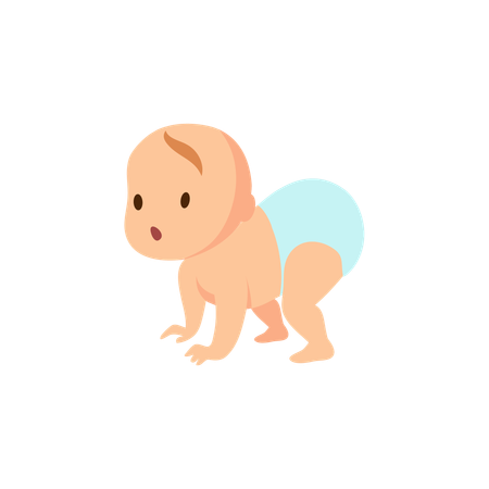 Infant baby  Illustration