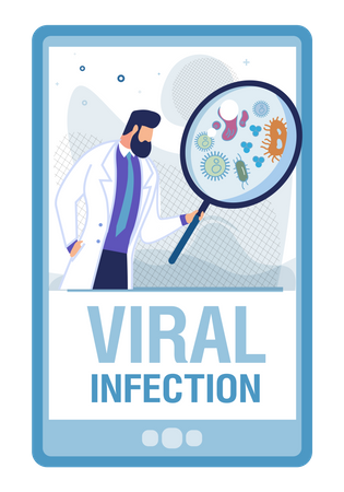 Infección viral  Ilustración