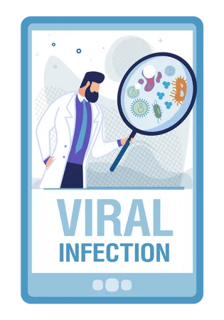 Infección viral  Ilustración