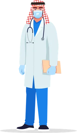 Infectious disease doctor  Illustration