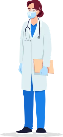 Infectious disease specialist  Illustration