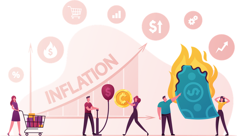 Inflação  Ilustração
