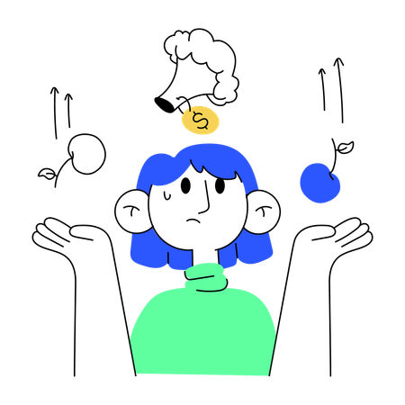 Inflação dos alimentos  Ilustração