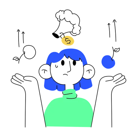 Inflação dos alimentos  Ilustração