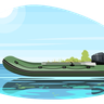 inflatable boat illustration free download