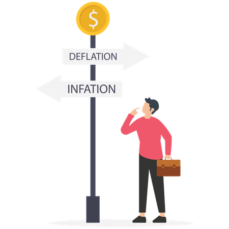 Inflation and deflation  Illustration