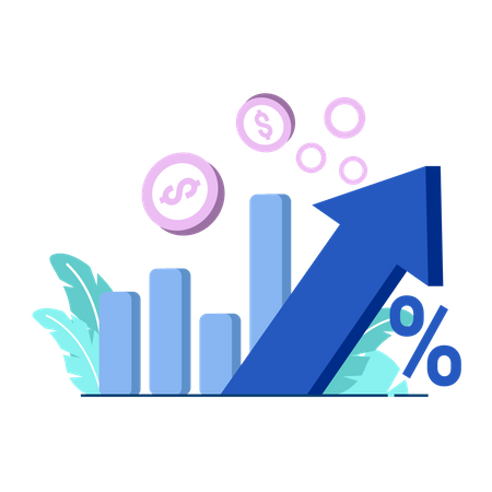 Inflation chart  Illustration